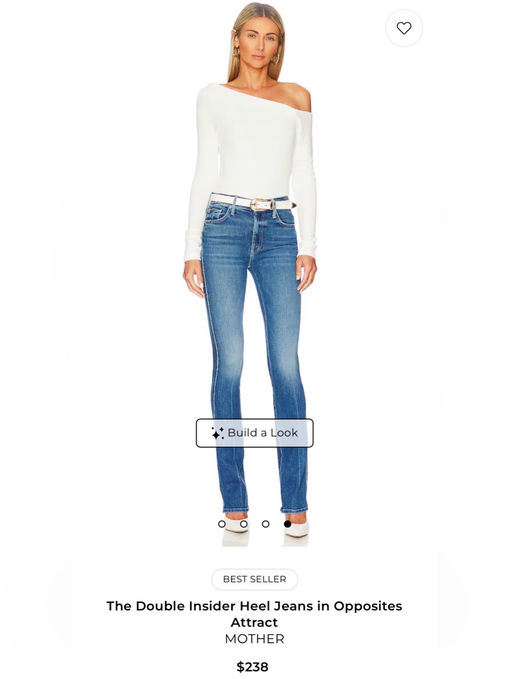 The Double Insider Heel Jeans in Opposites Attract
MOTHER